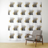 Berufliches Firmenlogo in der Werbung Wandteppich (Beispiel)