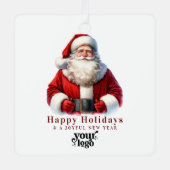 Berufliches Firmenlogo Kundengeschenk Weihnachten Ornament Aus Metall (Vorderseite)