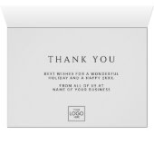 Berufliches Firmenlogo Minimalistisch Weihnachtsfe (Innenansicht Horizontal (Unten))