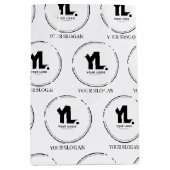 Berufliches Firmenlogo Mittlere Geschenktüte (Vorderseite)