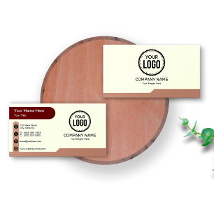 Berufliches Firmenlogo Modern und einfach Visitenkarte