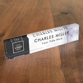 Berufliches Firmenlogo Namensplakette