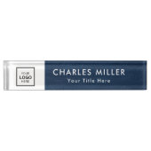 Berufliches Firmenlogo Namensplakette (Vorderseite)