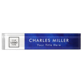 Berufliches Firmenlogo Namensplakette (Vorderseite)