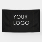 Berufliches Firmenlogo nur schwarz Banner (Horizontal)