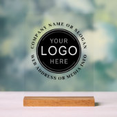 Berufliches Firmenlogo oder Markenwerbung Acrylschild (Neutral)
