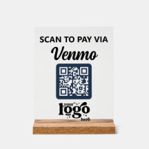 Berufliches Firmenlogo QR Code Business Blue