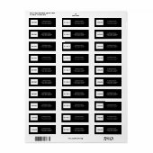 Berufliches Firmenlogo Schwarz/Weiß (Vorne)