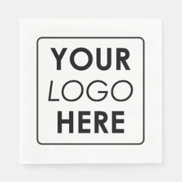 Berufliches Firmenlogo Serviette