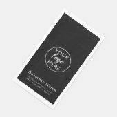 Berufliches Firmenlogo Serviette (Ecke)