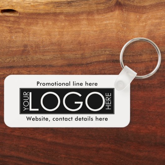 Berufliches Firmenlogo Textwerbung Schlüsselanhänger (Vorderseite)
