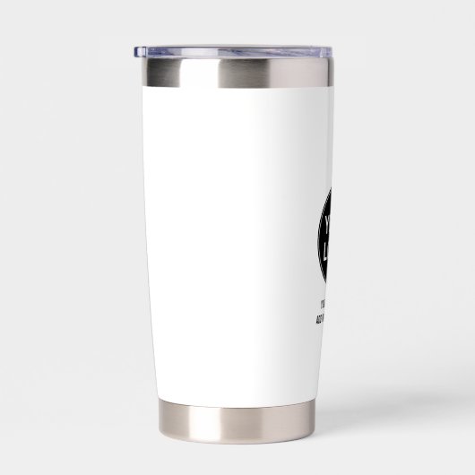 Berufliches Firmenlogo Thermobecher (Rechts)