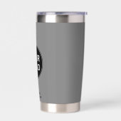 Berufliches Firmenlogo Thermobecher (Links)