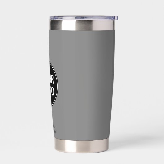 Berufliches Firmenlogo Thermobecher (Links)