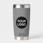 Berufliches Firmenlogo Thermobecher (Vorderseite)