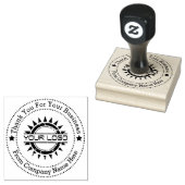 Berufliches Firmenlogo Vielen Dank Gummistempel (Stempel)