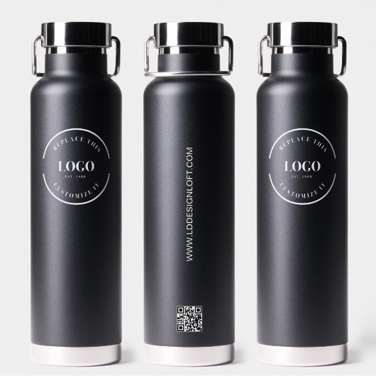 Berufliches Firmenlogo - Website für benutzerdefin Trinkflasche