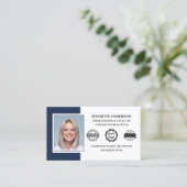 Berufliches Foto für Geschäftsmitarbeiter Visitenkarte (Stehend Vorderseite)