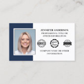 Berufliches Foto für Geschäftsmitarbeiter Visitenkarte (Vorderseite)