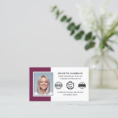 Berufliches Foto für Geschäftsmitarbeiter Visitenkarte (Stehend Vorderseite)