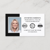 Berufliches Foto für Geschäftsmitarbeiter Visitenkarte (Vorderseite)