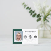 Berufliches Foto für Mitarbeiter im Unternehmen - Visitenkarte (Stehend Vorderseite)