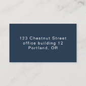 Berufliches Foto für Senior Care Visitenkarte (Rückseite)