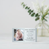 Berufliches Foto für Senior Care Visitenkarte (Stehend Vorderseite)