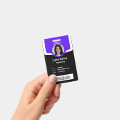 Berufliches Foto-ID-Abzeichen - Anpassen mit dem L Ausweis (Handheld)