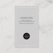 Berufliches Foto-Logo-Portrait Visitenkarte (Rückseite)