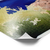 Berufliches Foto Papier (Satin) Oia Santorini (Ecke)