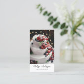 Berufliches Foto QR-Code Visitenkarte (Stehend Vorderseite)