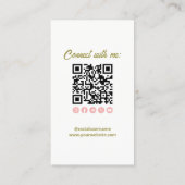 Berufliches Foto - QR-Code Visitenkarte (Rückseite)