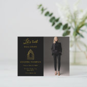 Berufliches Foto Real Anwesen Lasse Postkarte spre (Stehend Vorderseite)