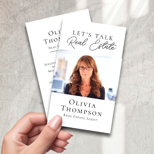 Berufliches Foto Real Anwesen Visitenkarte