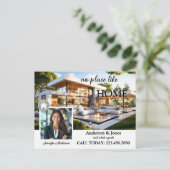 Berufliches Foto Schwarz/Weiß Real Anwesen Postkarte (Stehend Vorderseite)