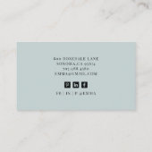 Berufliches Foto Visitenkarte (Rückseite)