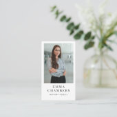 Berufliches Foto Visitenkarte (Stehend Vorderseite)