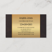 Berufliches Foto Visitenkarte (Rückseite)