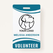 Berufliches Freiwillige-ID-Abzeichen für benutzerd Ausweis (Vorderseite)