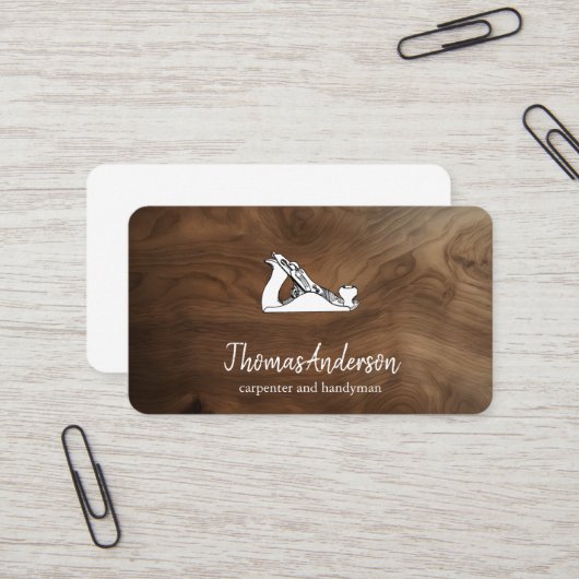 Berufliches Gebäude Visitenkarte (Vorderseite/Rückseite Beispiel)