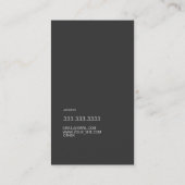 Berufliches Geißblatt Visitenkarte (Rückseite)