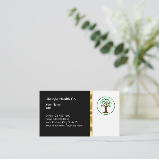 Berufliches Geschäft im Gesundheitswesen Visitenkarte (Stehend Vorderseite)