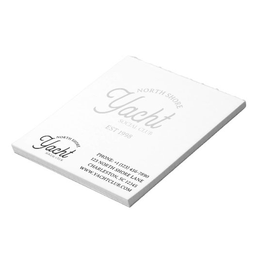 Berufliches Geschäft mit benutzerdefinierten Skrip Notizblock (Rotiert)