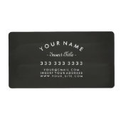 Berufliches Geschäft mit gesenktem Chalkboard (Vorne)