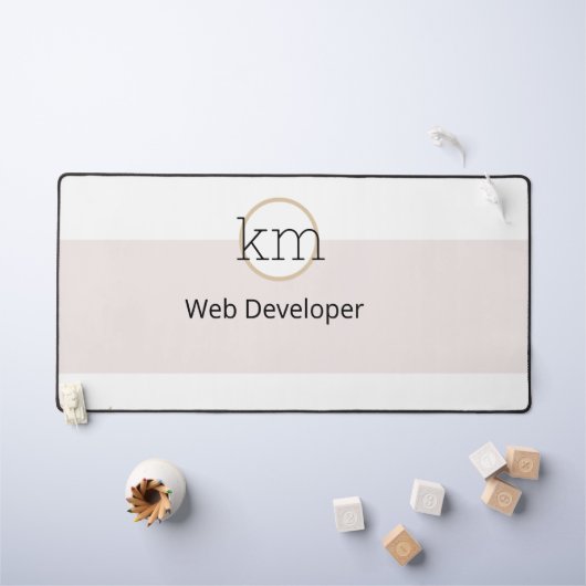 berufliches Geschäft mit rosa Ästhetik Schreibtischunterlage (Kindertisch)