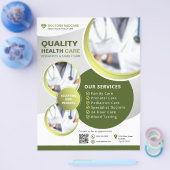 Berufliches Geschäft mit umweltfreundlicher medizi Flyer (Einzeln)