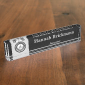 Berufliches Geschäft Namensplakette (Seite)