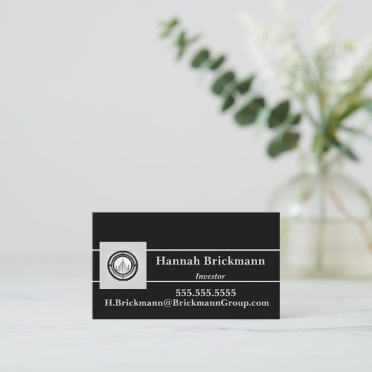 Berufliches Geschäft Visitenkarte (Stehend Vorderseite)