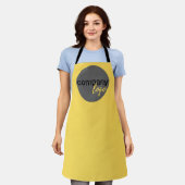 BERUFLICHES GESCHÄFTSBRANDLOGO - GELBE SCHÜRZE (Getragen)